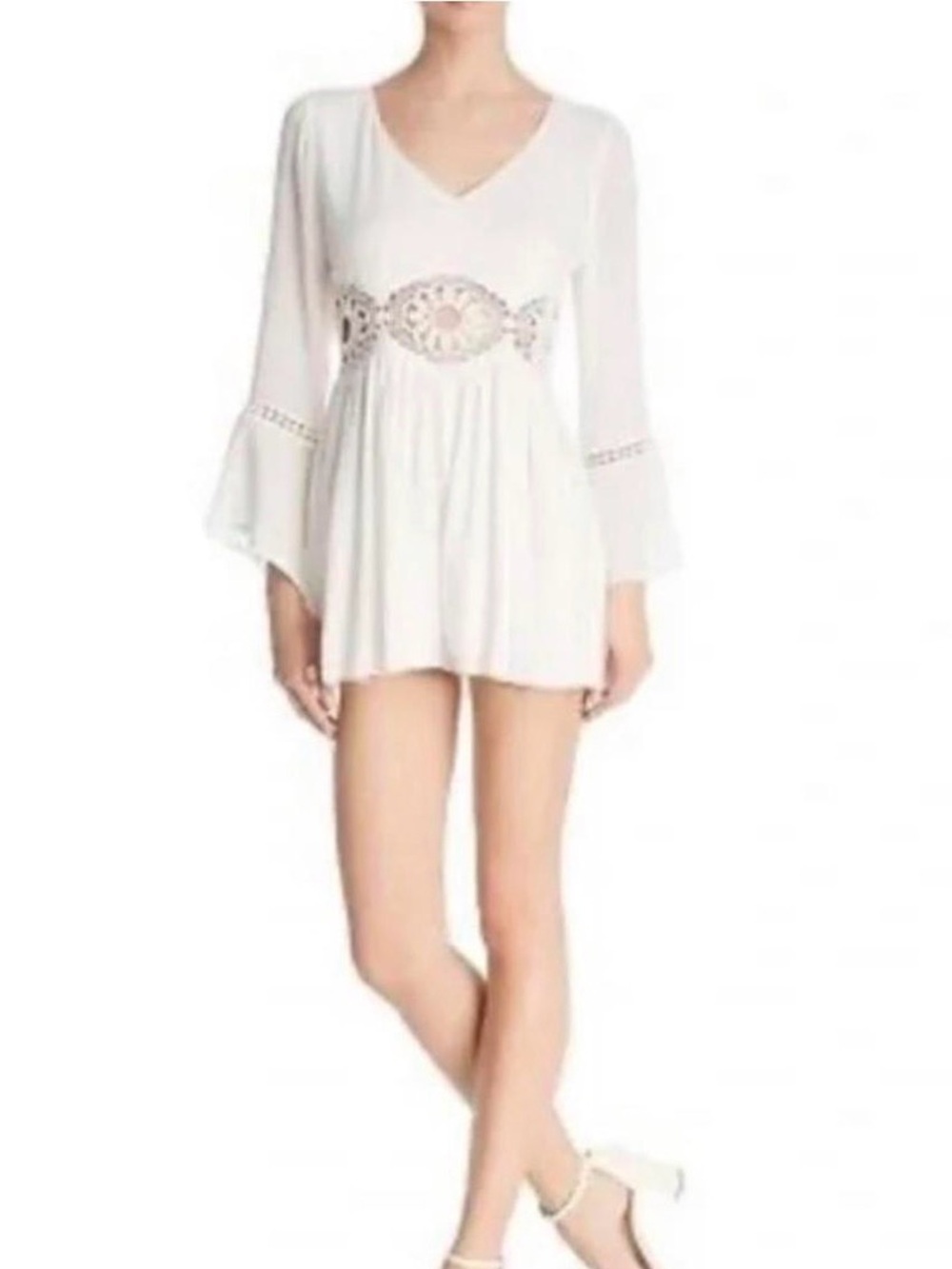 Molly Bracken White Romper/Jumpsuit